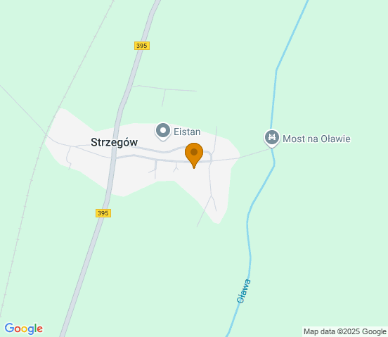 Mapa dojazdu do warsztatu samochodowego w miejscowości Strzelin