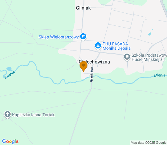 Mapa dojazdu do warsztatu samochodowego w miejscowości Mińsk Mazwoiecki