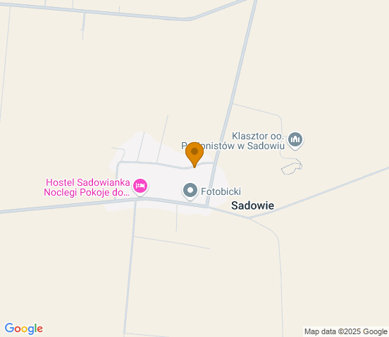Mapa dojazdu do warsztatu samochodowego w miejscowości Ostrów Wielkopolski